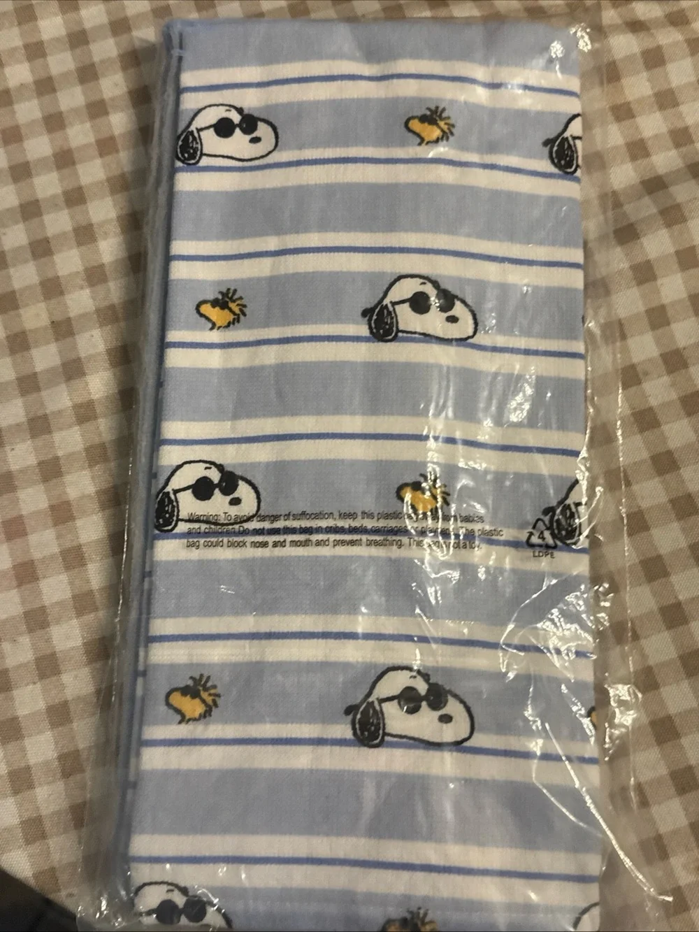 Peanuts Snoopy Blue & Red Kitchen Towel set 2